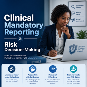 Clinical Mandatory Reporting & Risk Decision-Making -Beginners-1.5 CEs