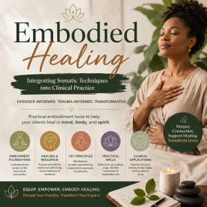 Embodied Healing: Integrating Somatic Techniques into Clinical Practice-Intermediate-1CE
